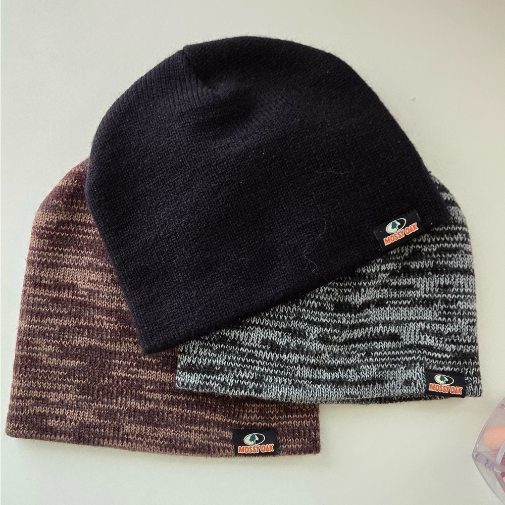 Mossy oak beanie (set of 2)